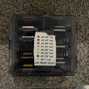 WAHL clipper blade covers.